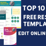 Top 10 Free Resume Templates [Edit Online Free]