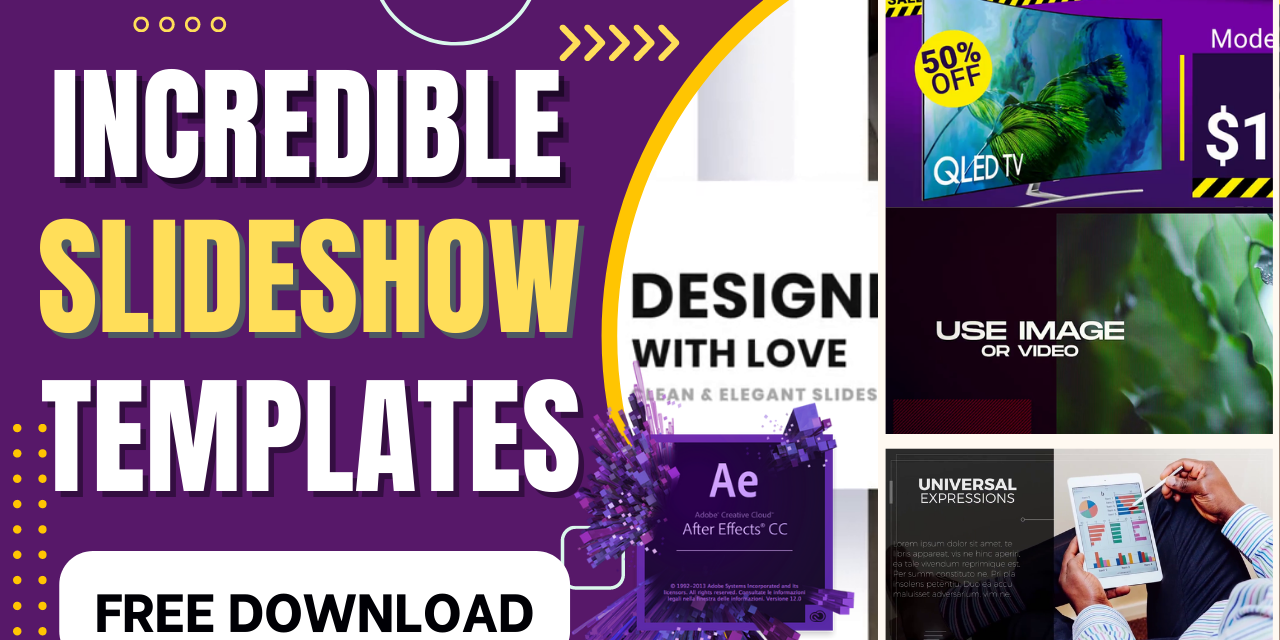 15 Free After Effects Slideshow Templates