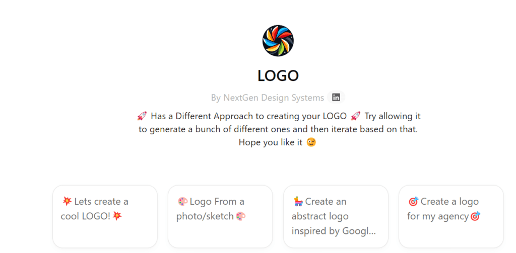 Using ChatGPT for logo design ideas to earn money with ChatGPT