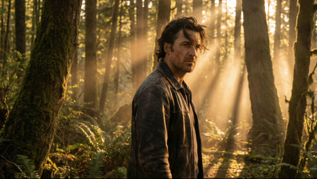 Nano Banana Pro character consistency example showing the same AI character in multiple environments with identical face and lighting