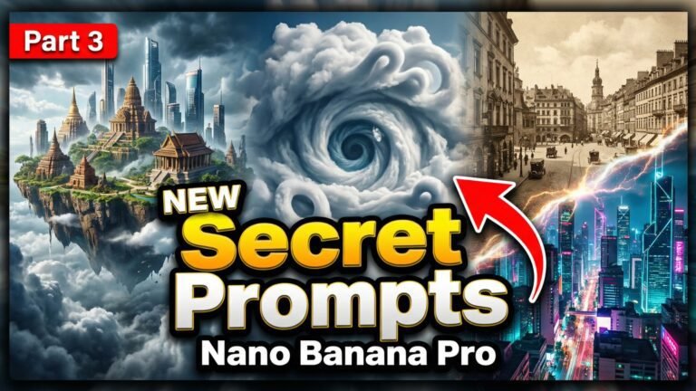 Nano Banana Pro Prompts & Use Cases Part 3